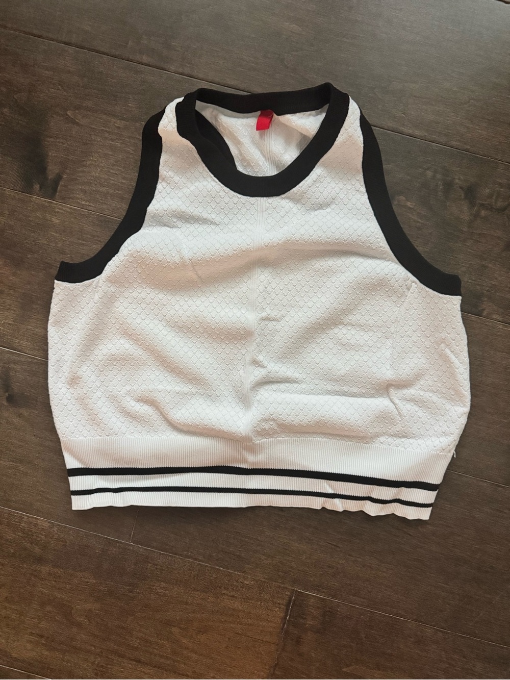 Wilson Greenwich Knit Top, Sz M (Black & White)